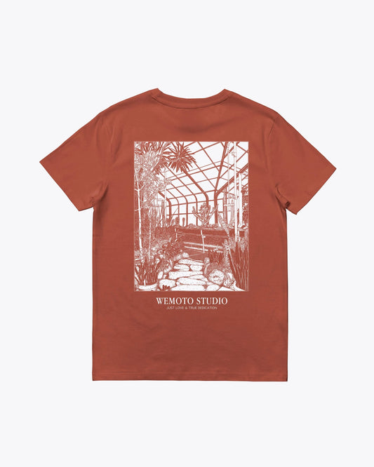 Camisetas de la marca Wemoto Unisex modelo Glasshouse Tee en color Heritage Brown (Marrón)