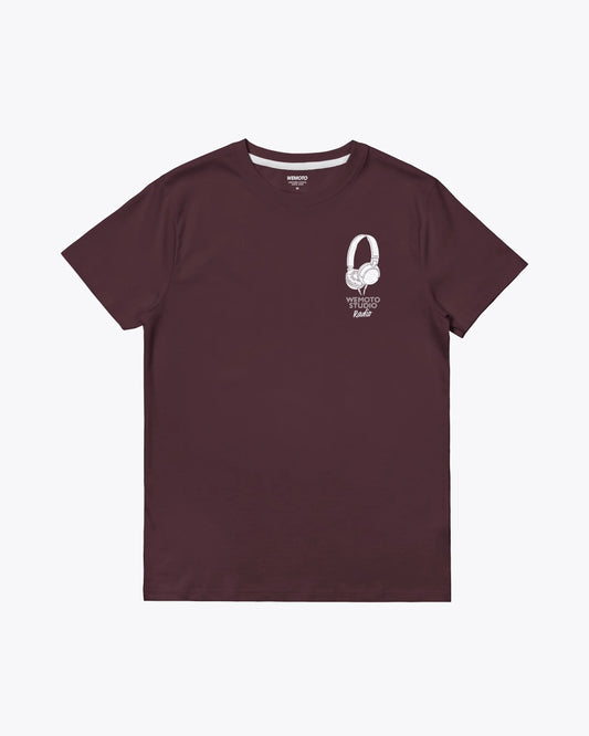 Camisetas de la marca Wemoto Unisex modelo Crate Tee en color Red Brown (Rojo)