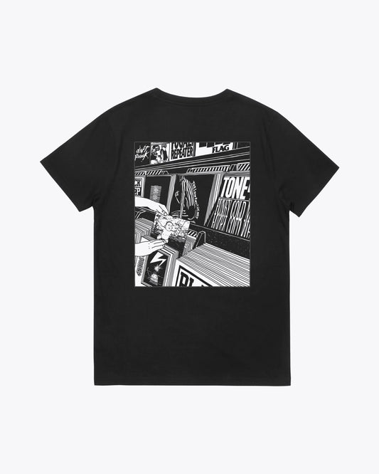 Camisetas de la marca Wemoto Unisex modelo Crate Tee en color Black (Negro)