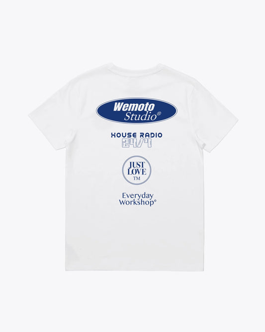 Camisetas de la marca Wemoto Unisex modelo Oval Tee en color White (Blanco)