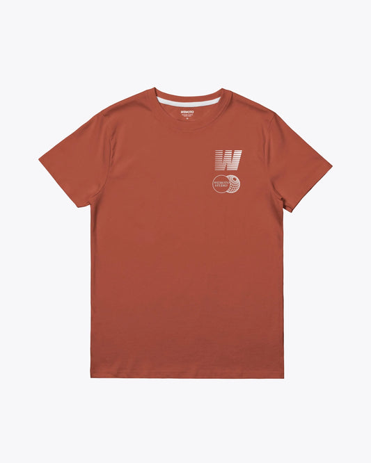 Camisetas de la marca Wemoto Unisex modelo Run Tee en color Heritage Brown (Marrón)