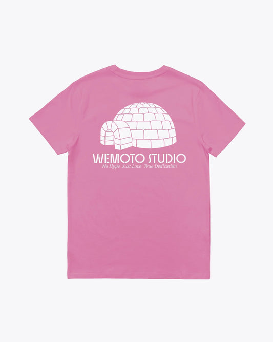Camisetas de la marca Wemoto Unisex modelo Iglu Tee en color Bubble Pink (Rosa)