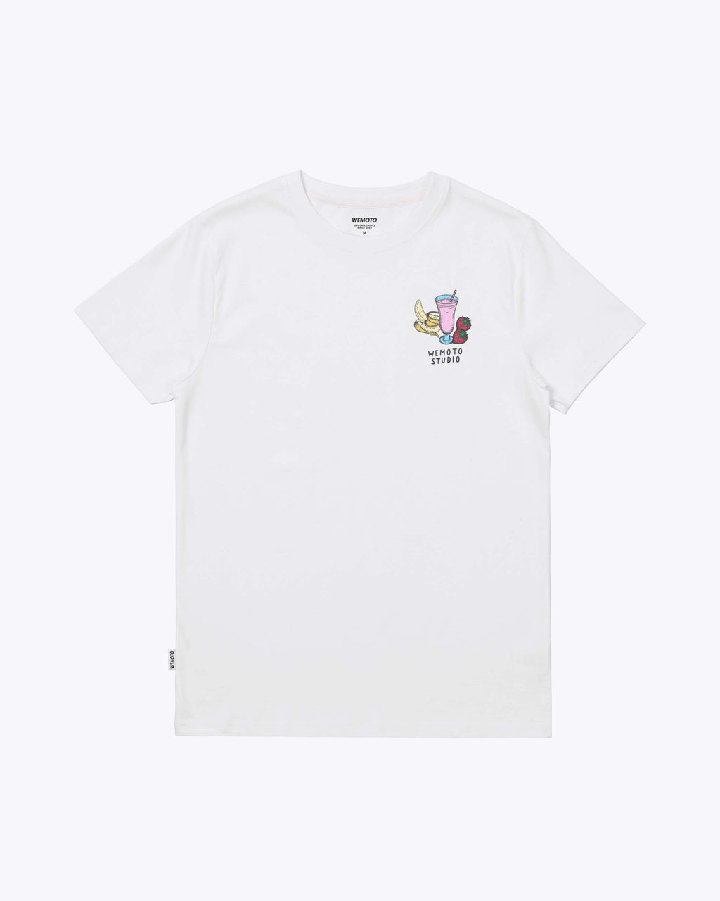 WEMOTO | メンズ アートワーク Tシャツ | フルーツトラック Tシャツ ホワイト | ホワイト