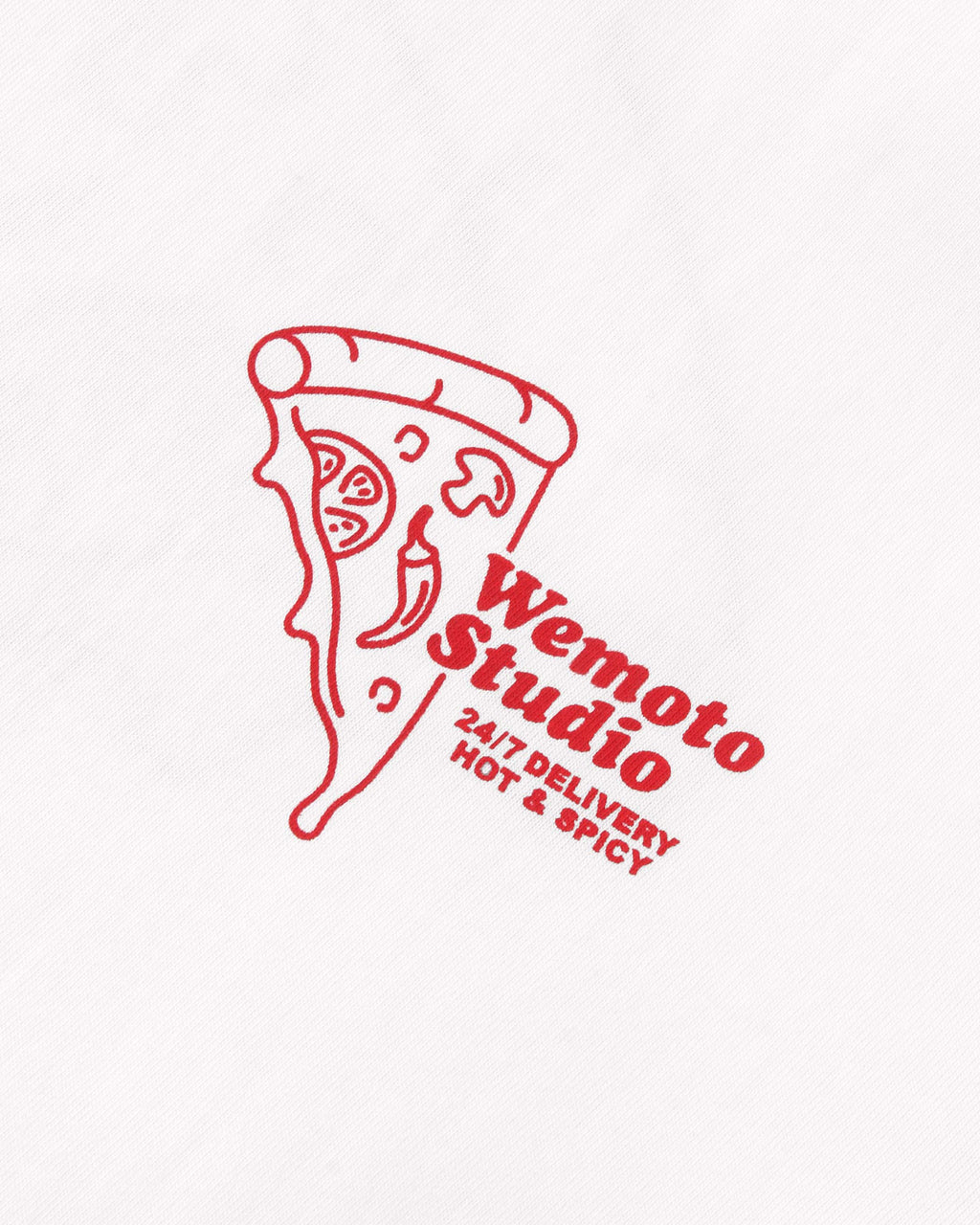WEMOTO 247 Camiseta White: weiß T-Shirt für Herren