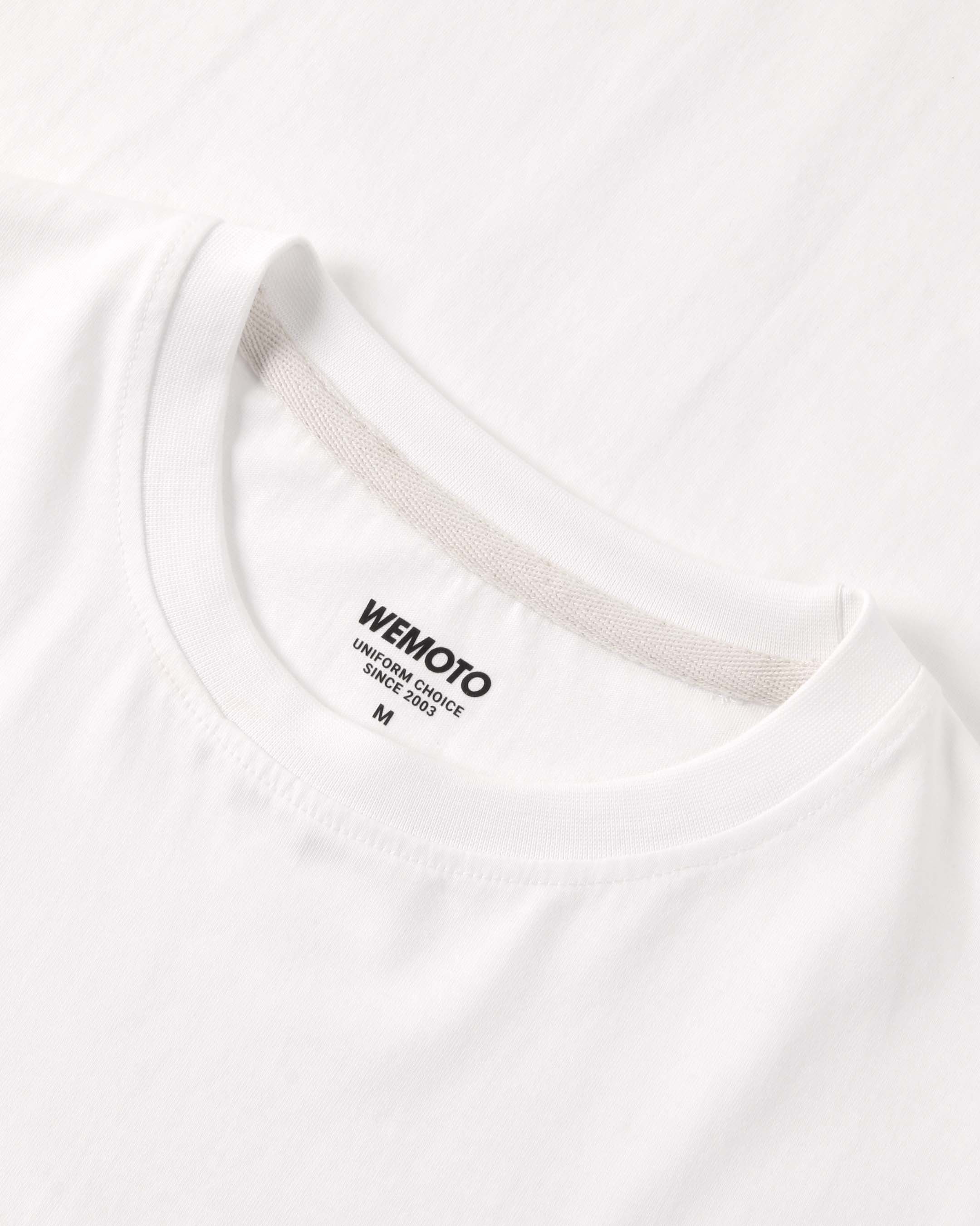 WEMOTO 247 Camiseta White: weiß T-Shirt für Herren