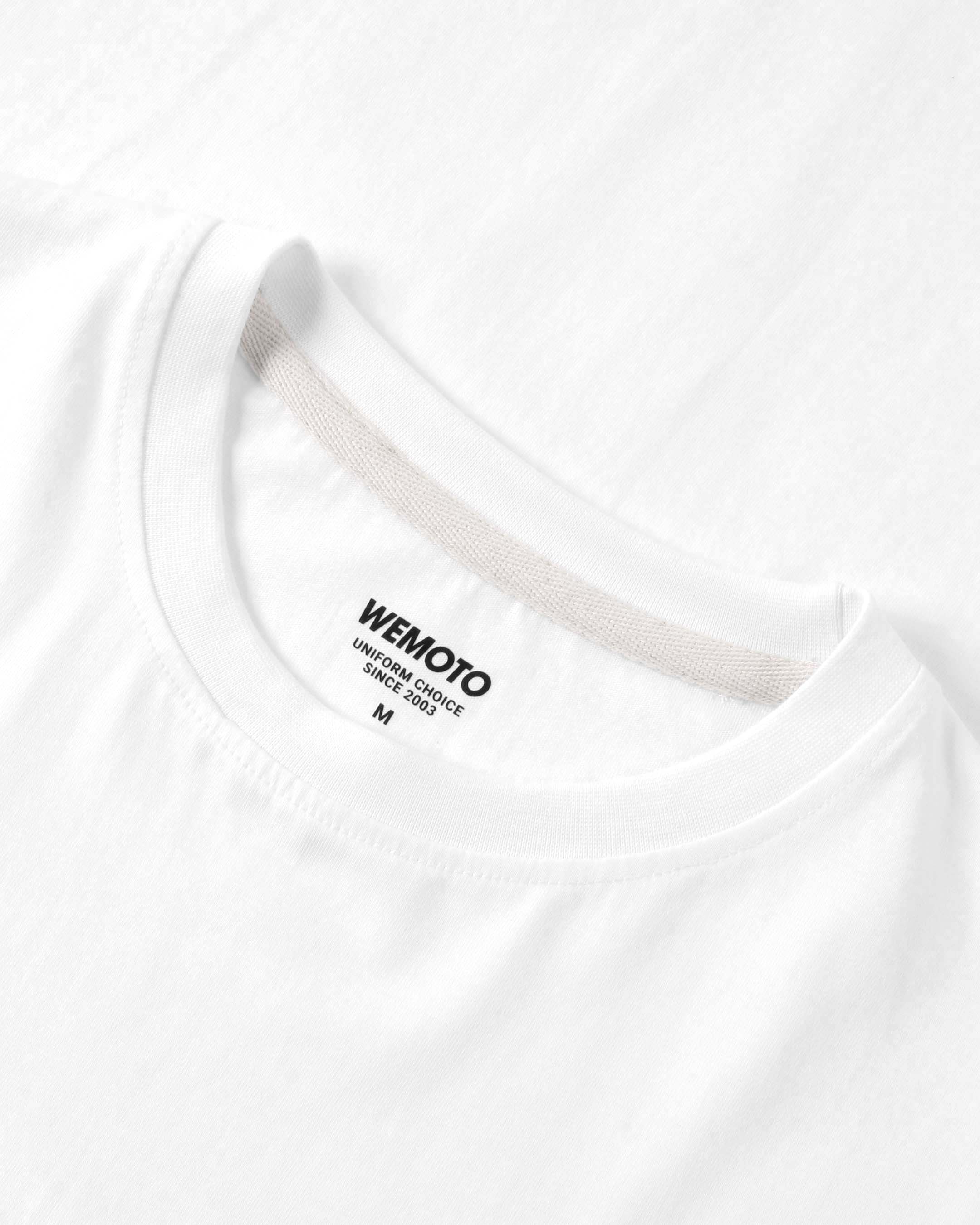 WEMOTO CAT TEE White: hvid T-shirt til mænd
