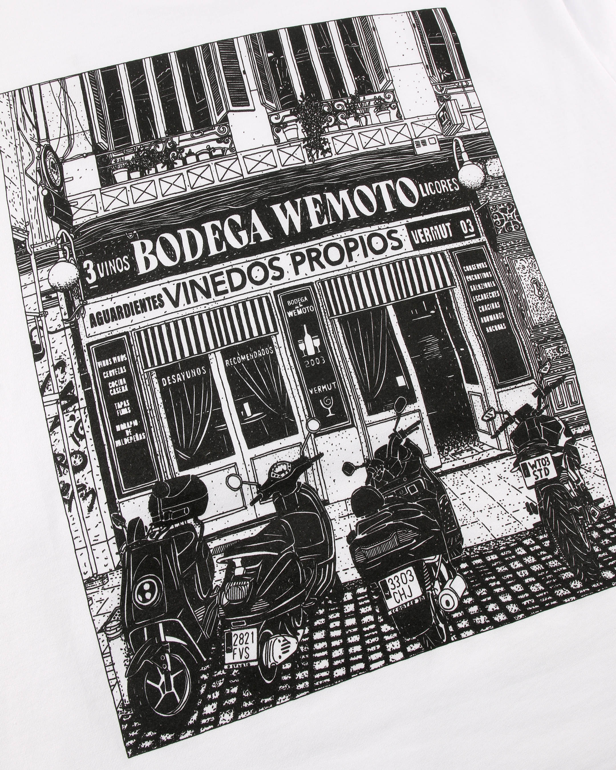 WEMOTO | T-SHIRTS | HOMME | T-SHIRT BODEGA BLANC