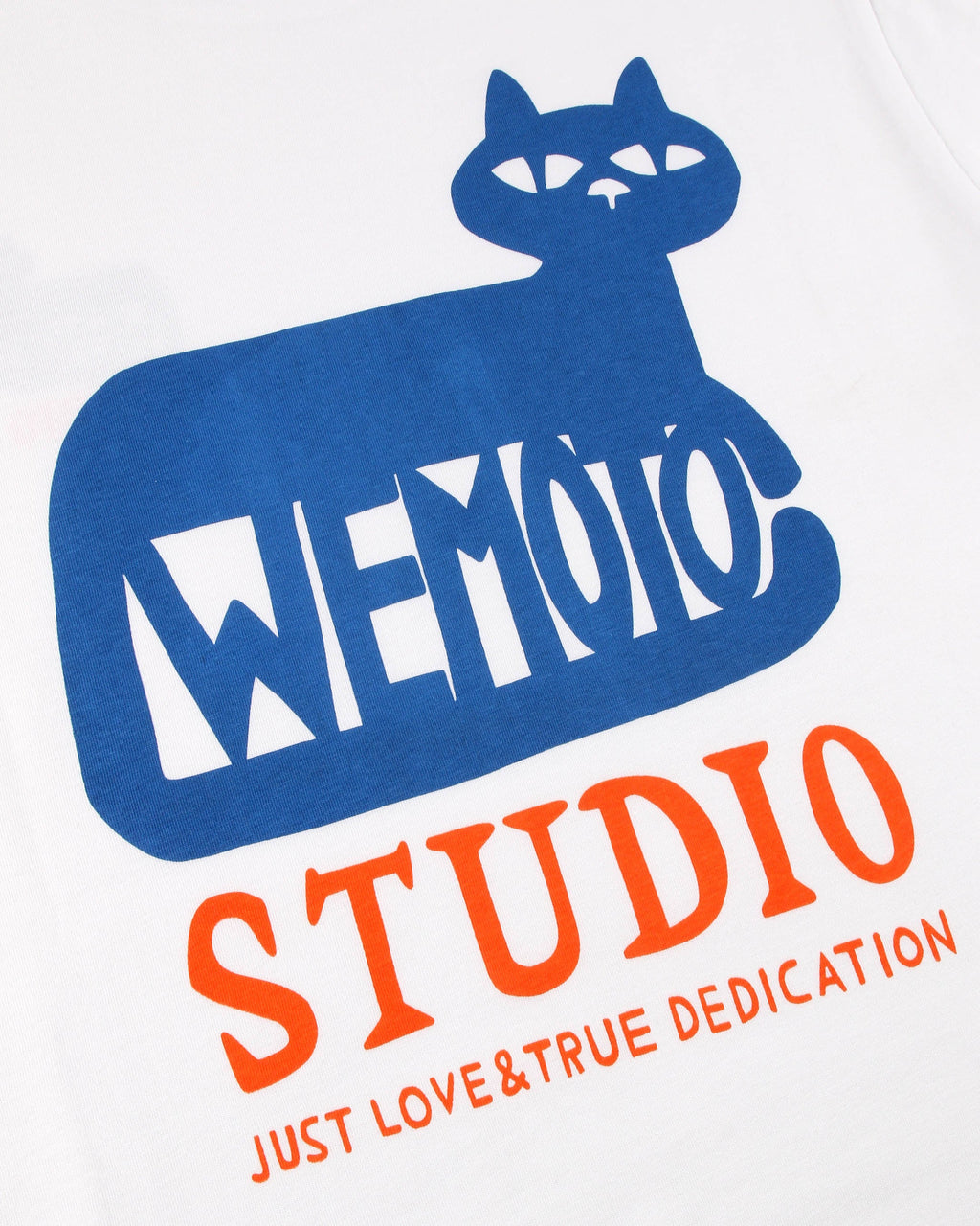WEMOTO CAT TEE White: hvid T-shirt til mænd