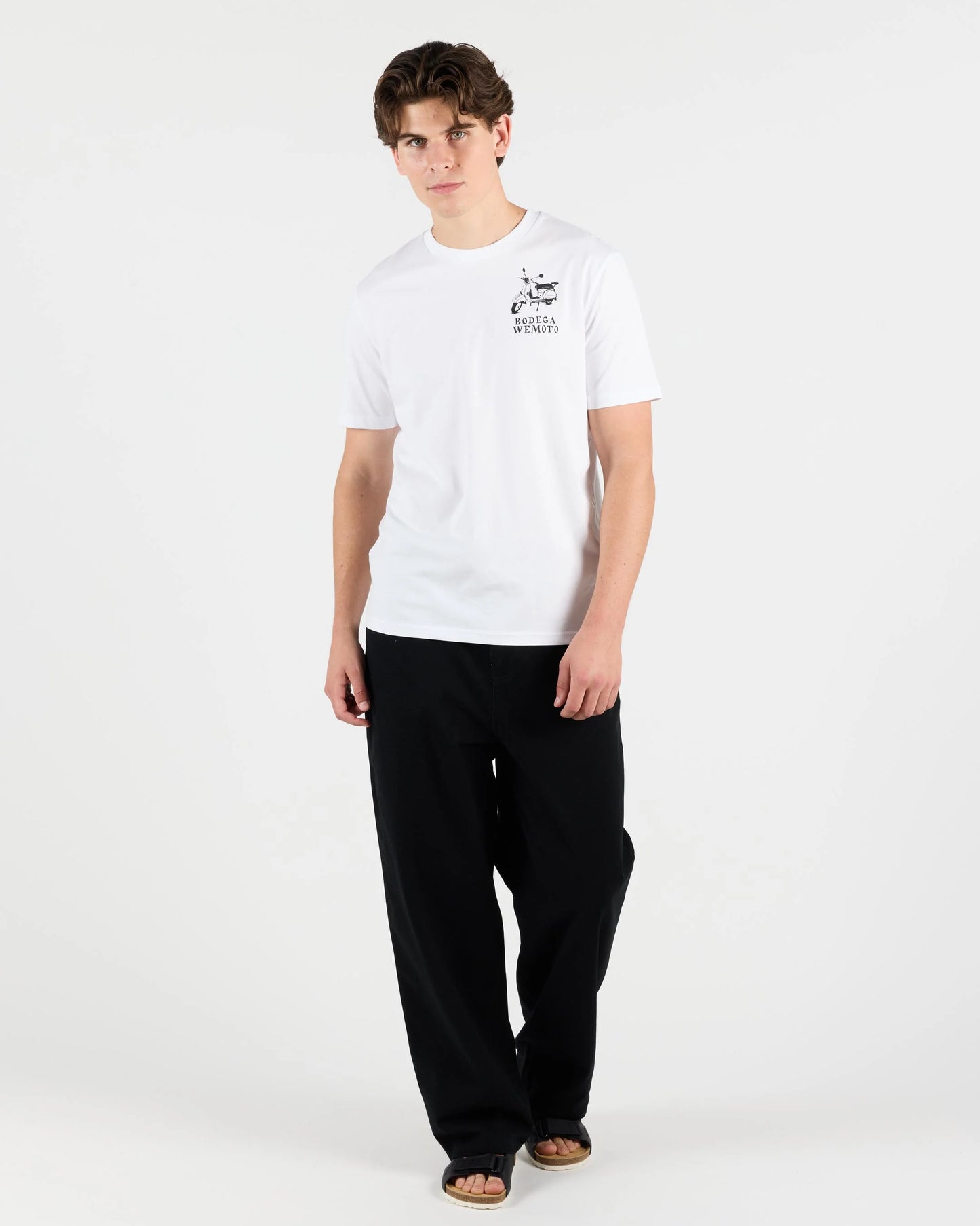 WEMOTO | T-SHIRT | MEN'S | BODEGA TEE WHITE | WHITE