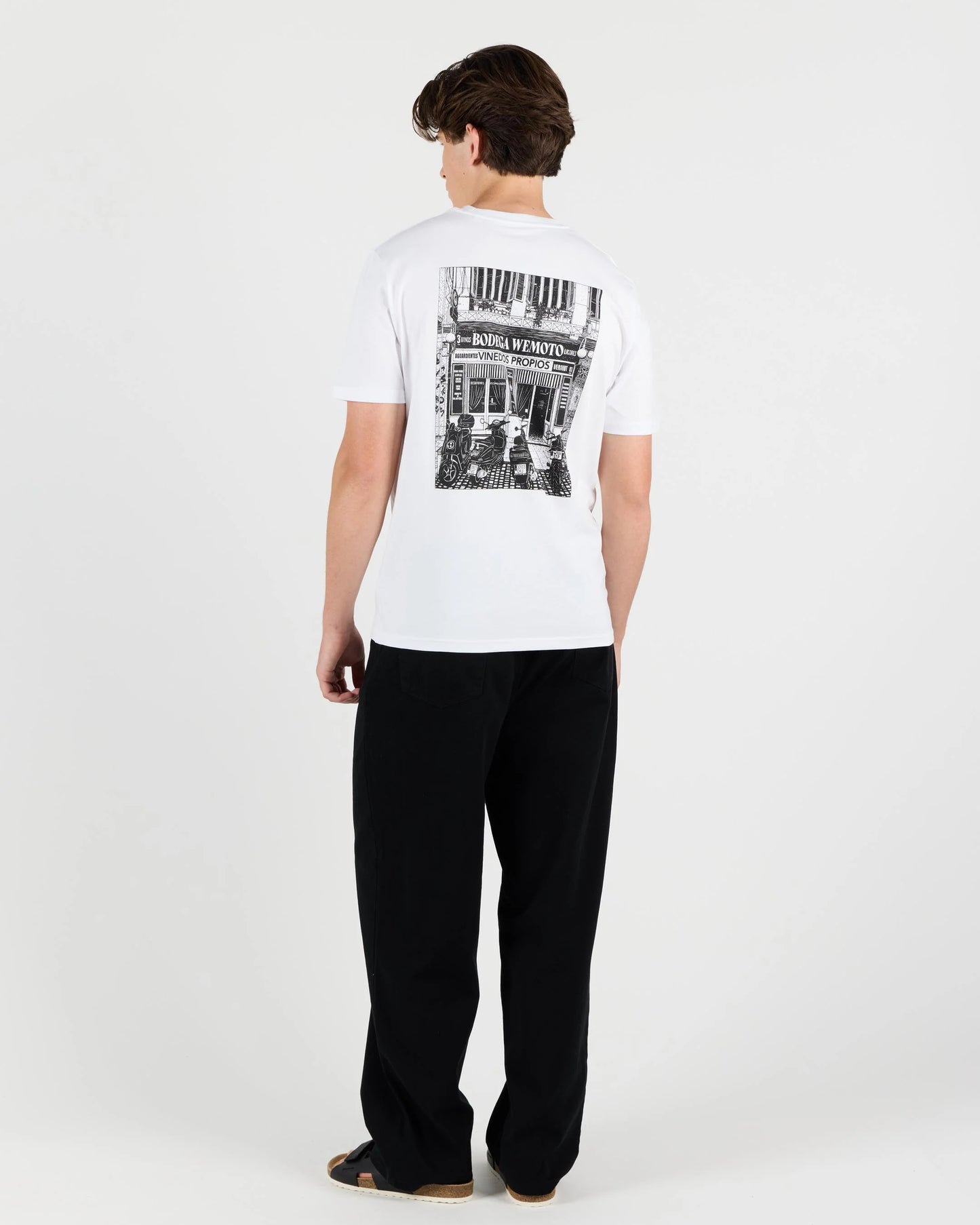 WEMOTO | T-SHIRT | MEN'S | BODEGA TEE WHITE | WHITE