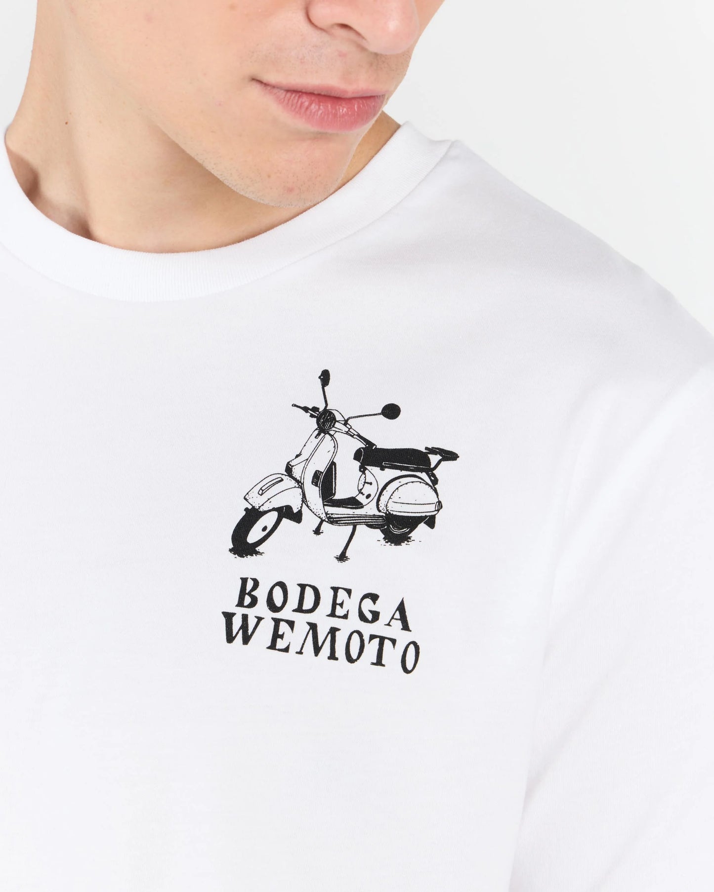 WEMOTO | T-SHIRT | MEN'S | BODEGA TEE WHITE | WHITE