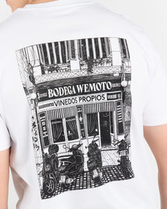 WEMOTO | CAMISETA | HOMBRE | BODEGA TEE WHITE | BLANCO