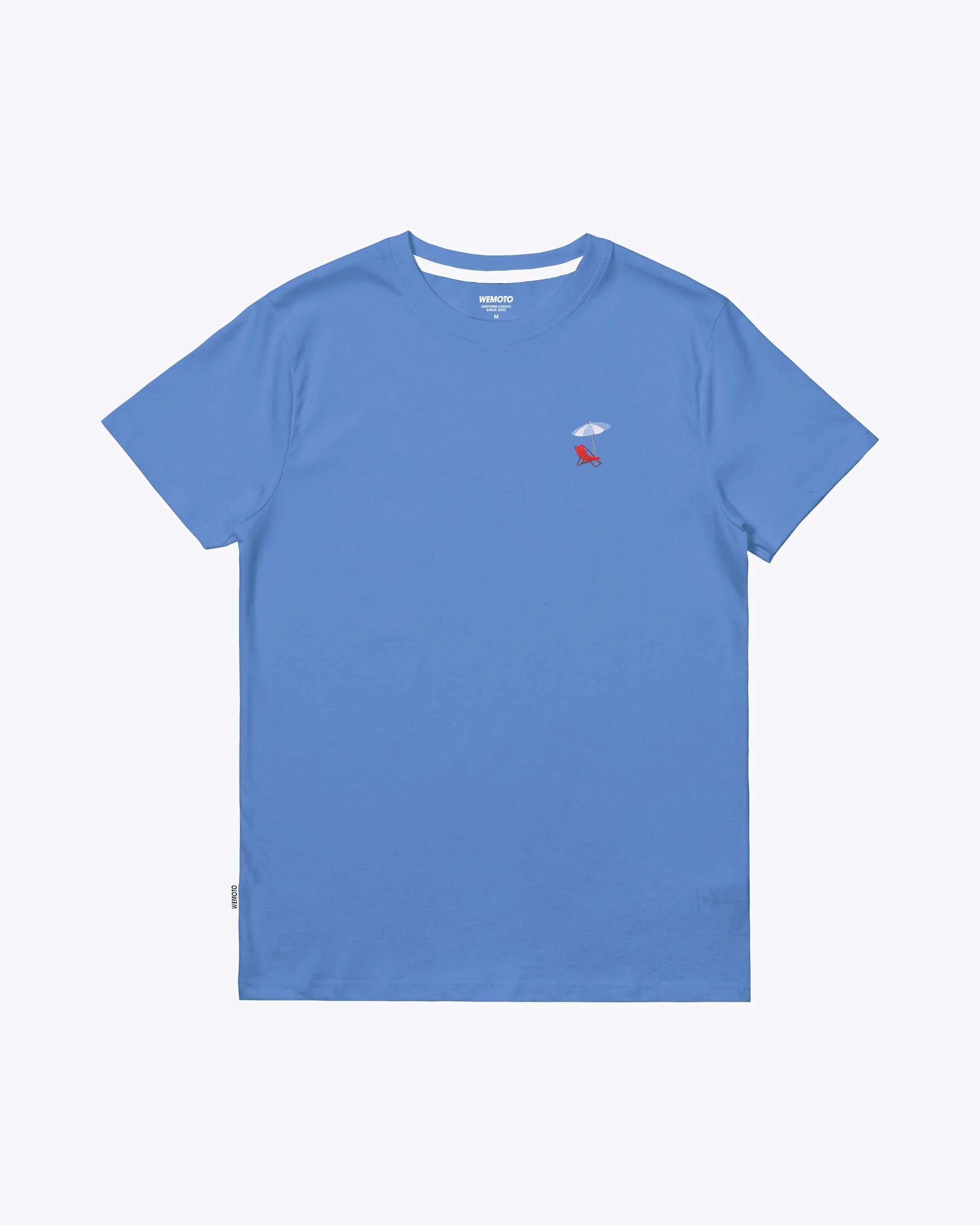 WEMOTO | T-SHIRT | MEN'S | BEACH TEE BRIGHT BLUE | BLUE