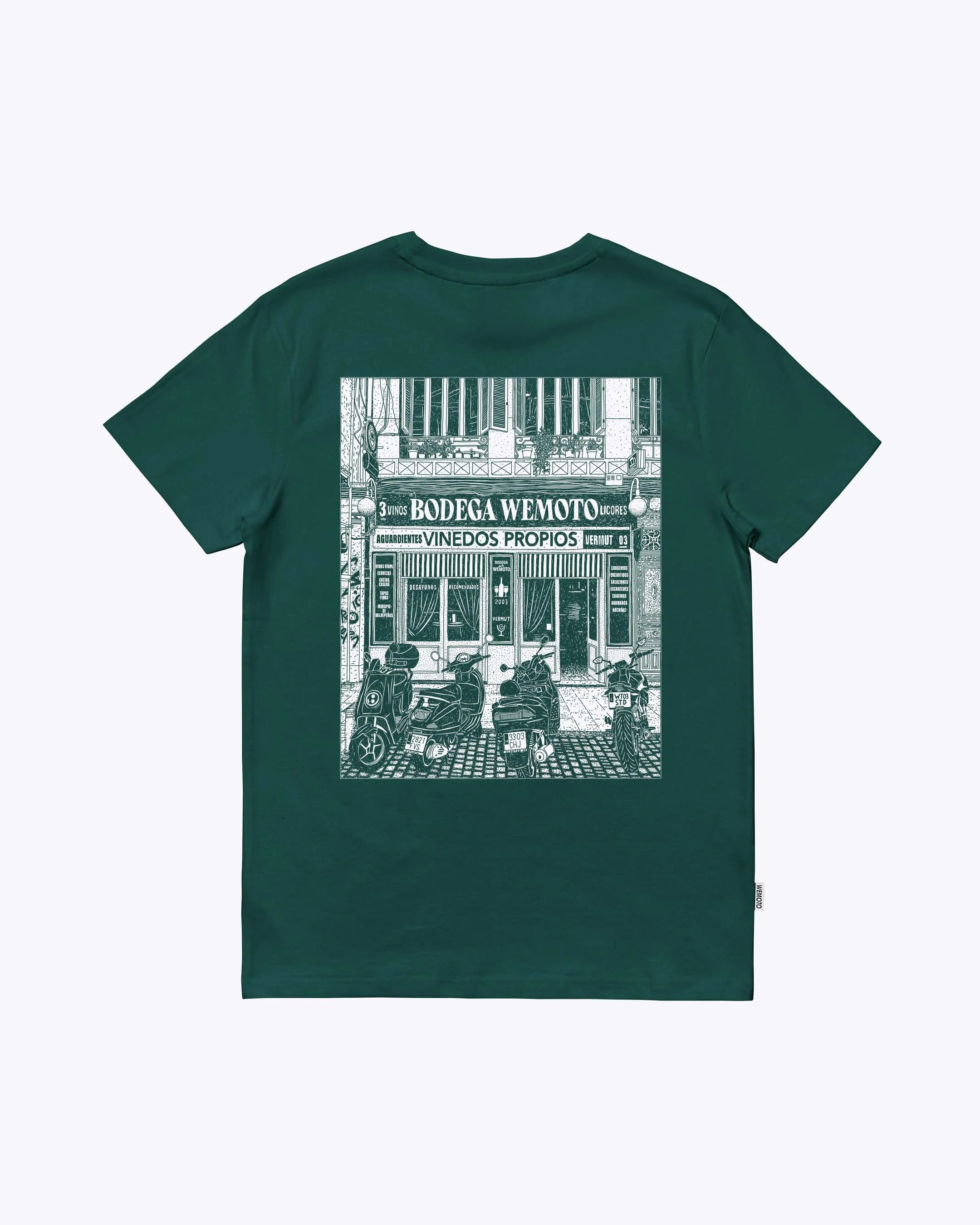 WEMOTO | T-SHIRT | MEN'S | WAREHOUSE TEE GLAZED GREEN | GREEN