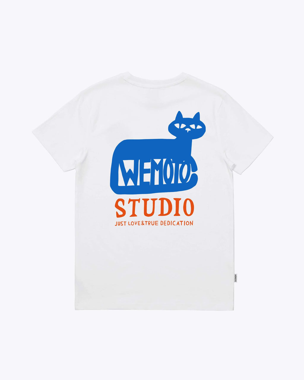 WEMOTO CAT TEE White: hvid T-shirt til mænd