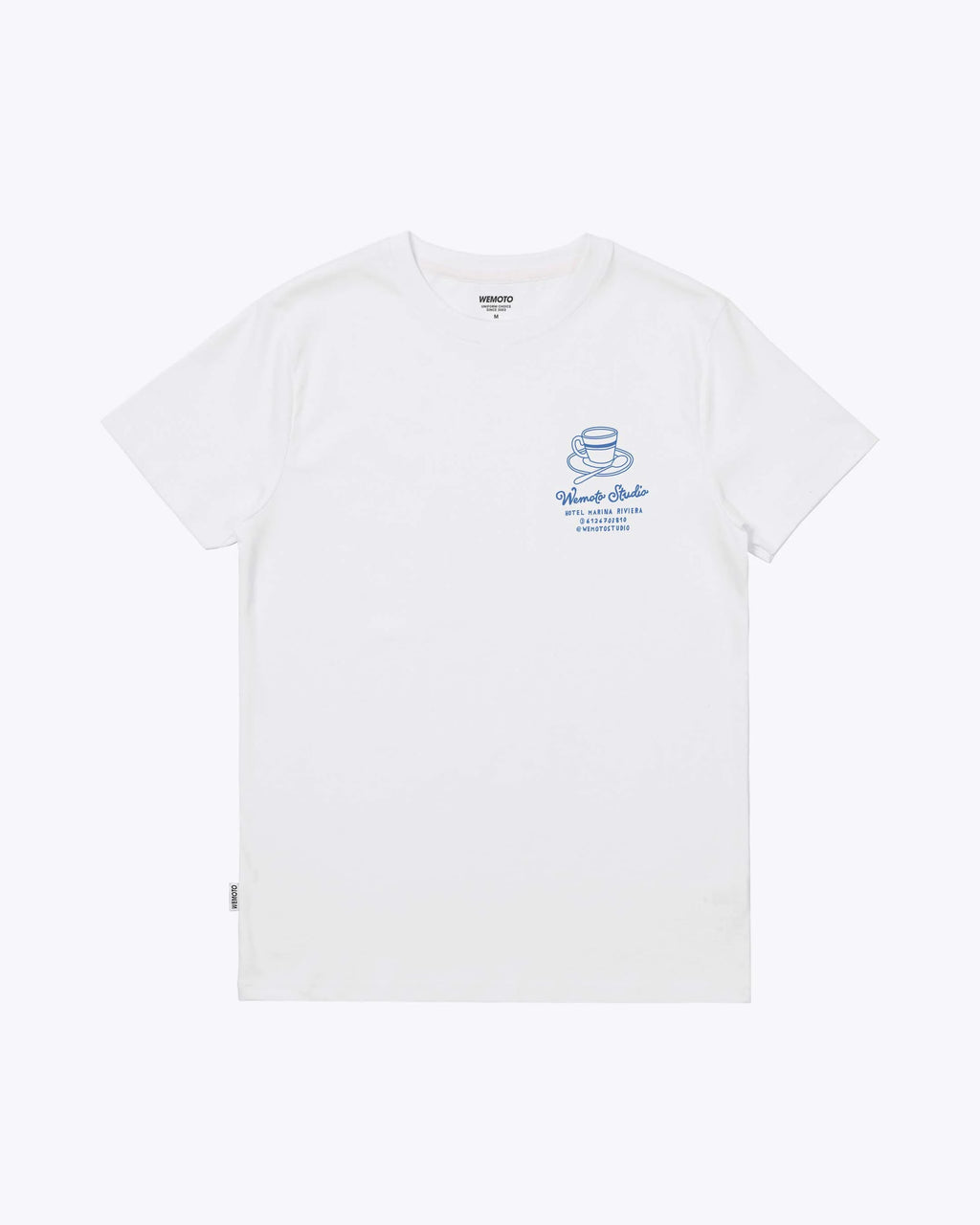 WEMOTO | T-SHIRT | MEN'S | NAVY TEE WHITE | WHITE