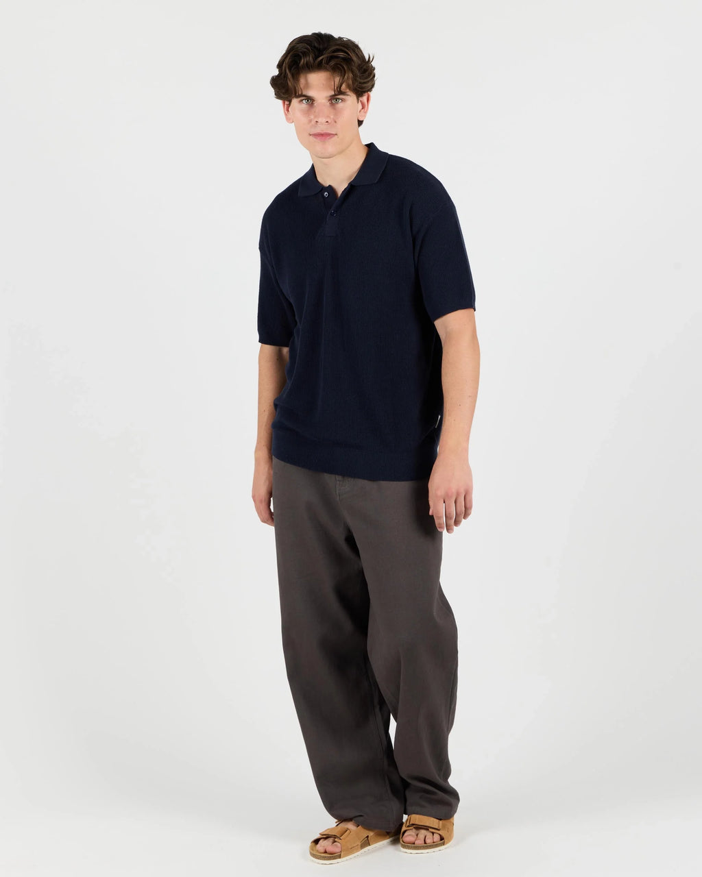 WEMOTO Dumas NAVY BLUE: blå polo för herr