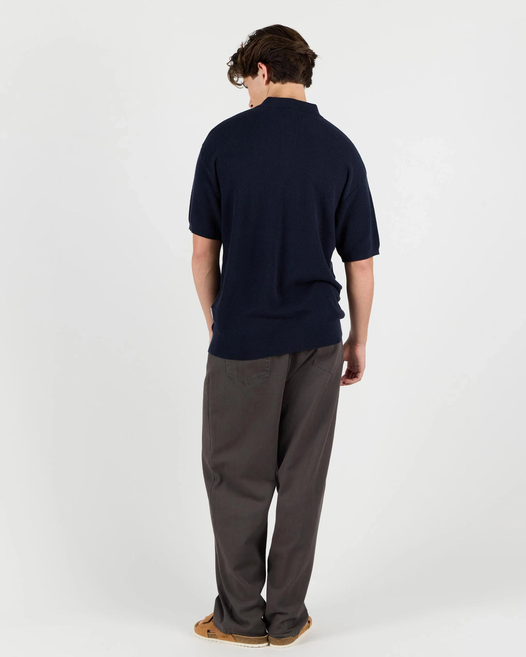 WEMOTO Dumas NAVY BLUE: blå polo för herr