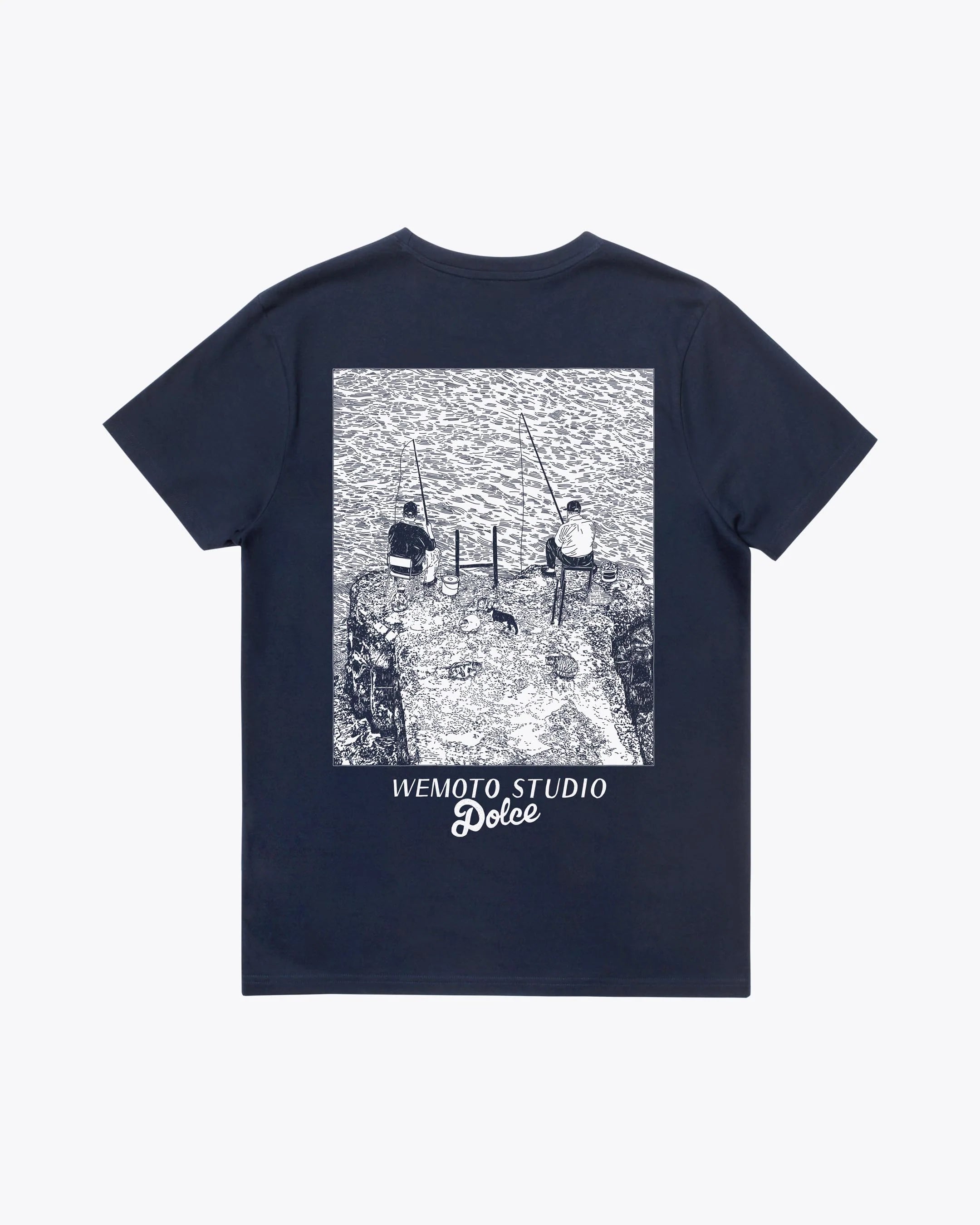 WEMOTO | CAMISETAS | HOMBRE | FRATELLI TEE NAVY BLUE | AZUL