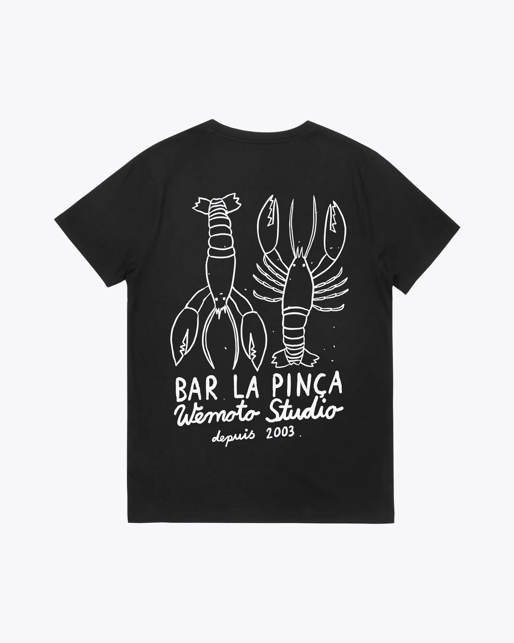 WEMOTO | CAMISETAS | HOMBRE | PINCA TEE BLACK | NEGRO