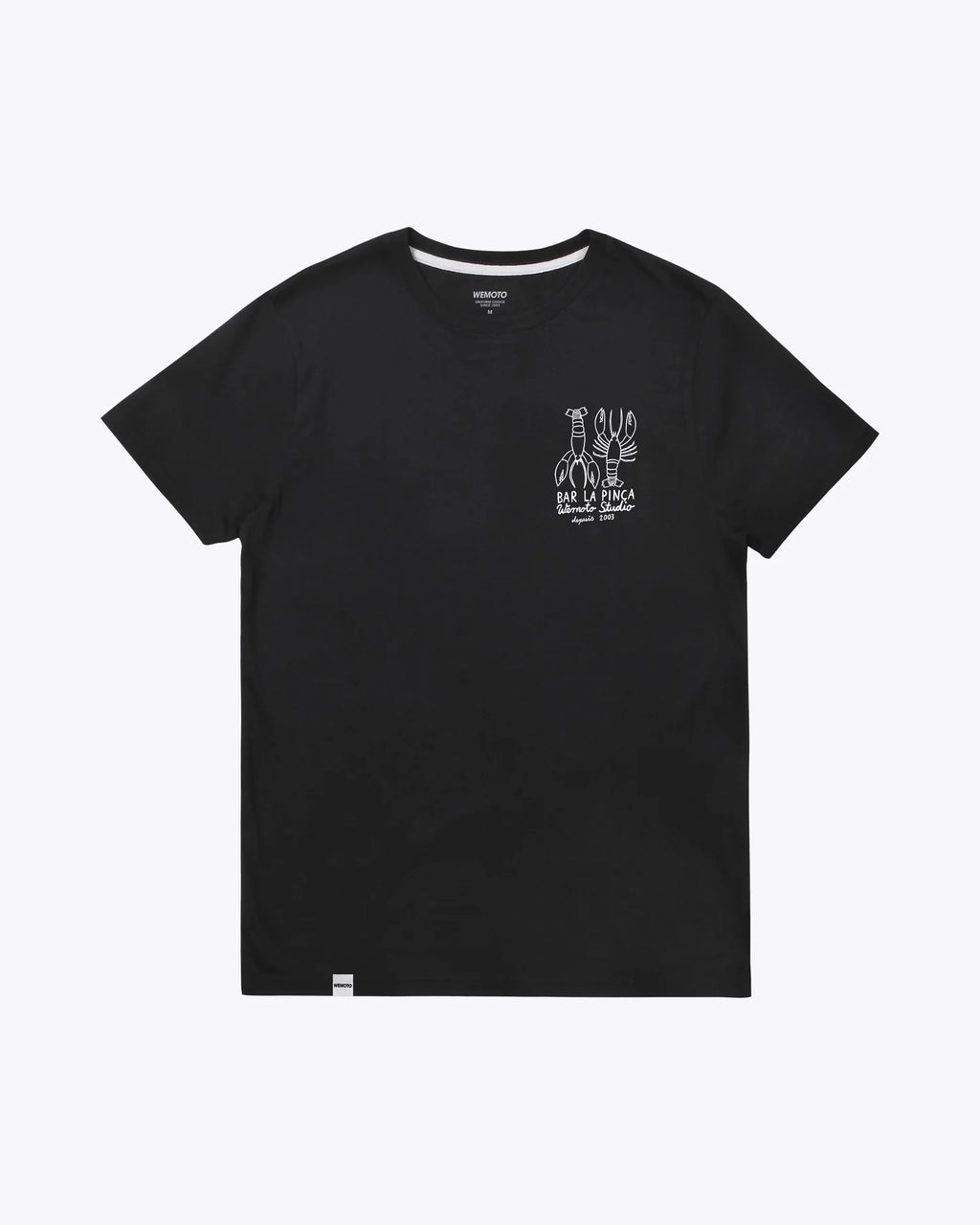 WEMOTO | CAMISETAS | HOMBRE | PINCA TEE BLACK | NEGRO