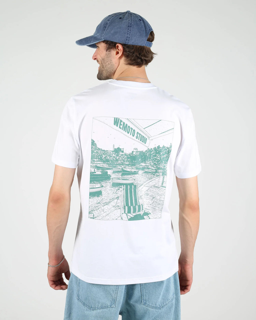 WEMOTO | CAMISETAS | HOMBRE | BOATS TEE WHITE | BLANCO