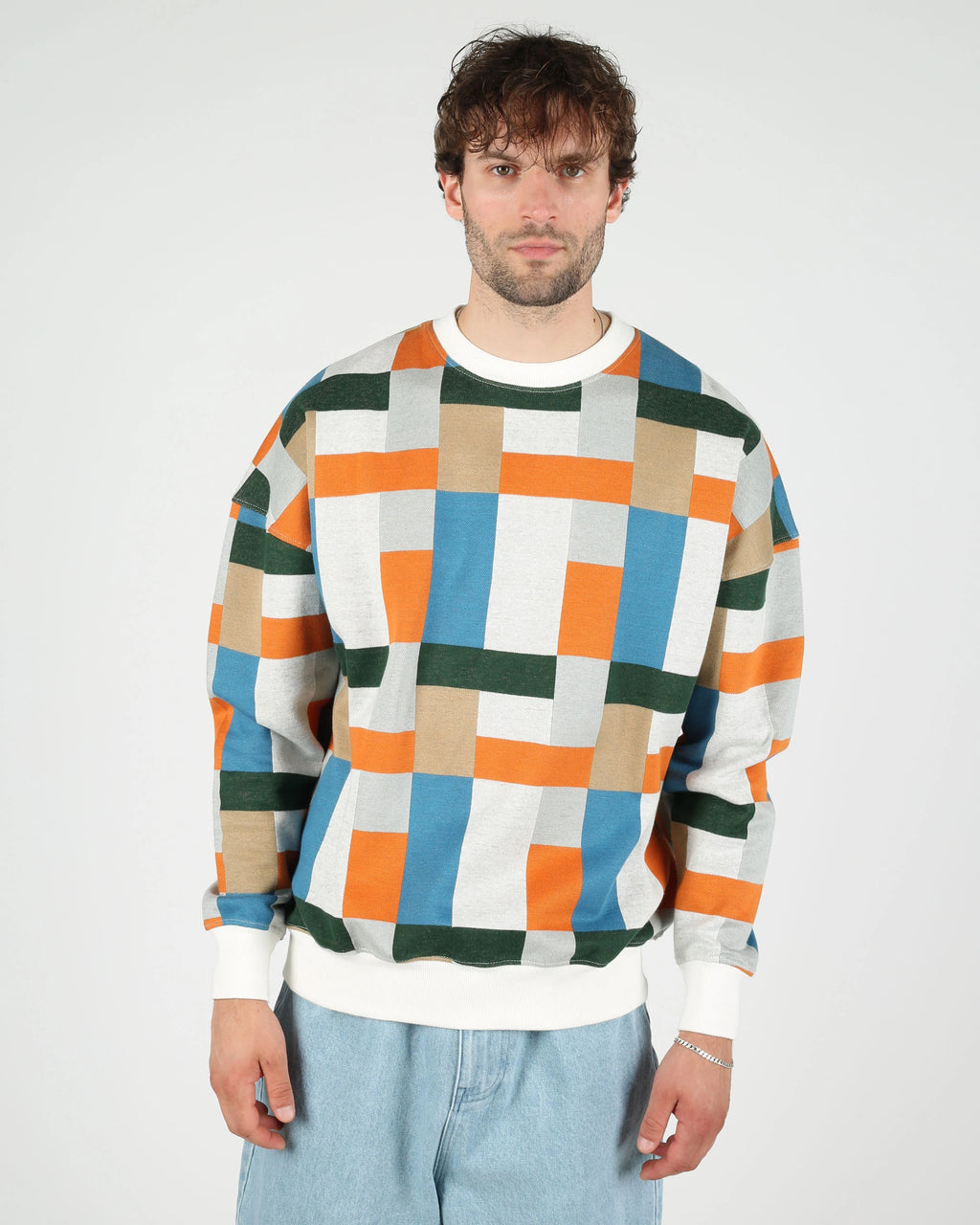 WEMOTO Scott Multicolor: multicolor cardigan voor heren