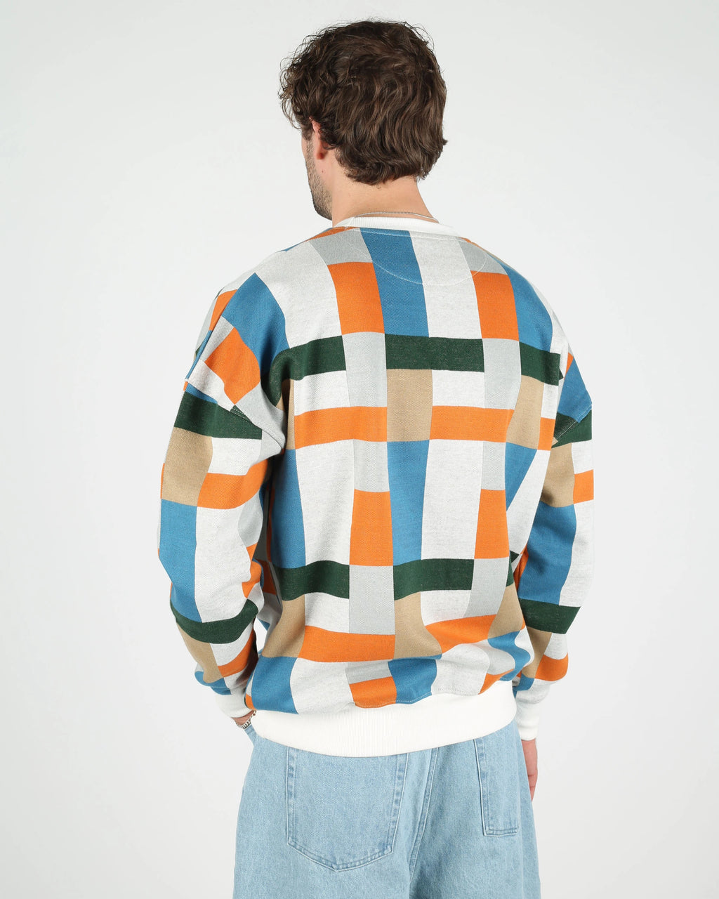 WEMOTO Scott Multicolor: multicolor cardigan voor heren