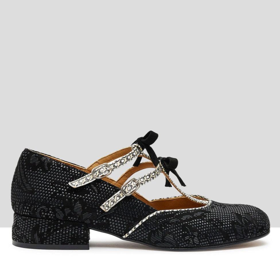 AUDLEY | ZAPATOS DE VESTIR MUJER | RABAT NEGRO | NEGRO