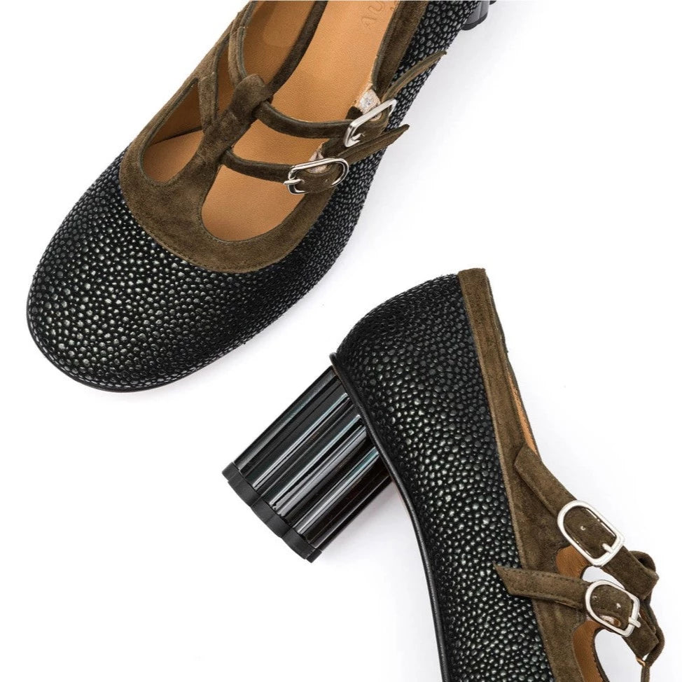 AUDLEY | महिलाओं के सैलून के जूते | LUNA BLISS GREEN | हरा