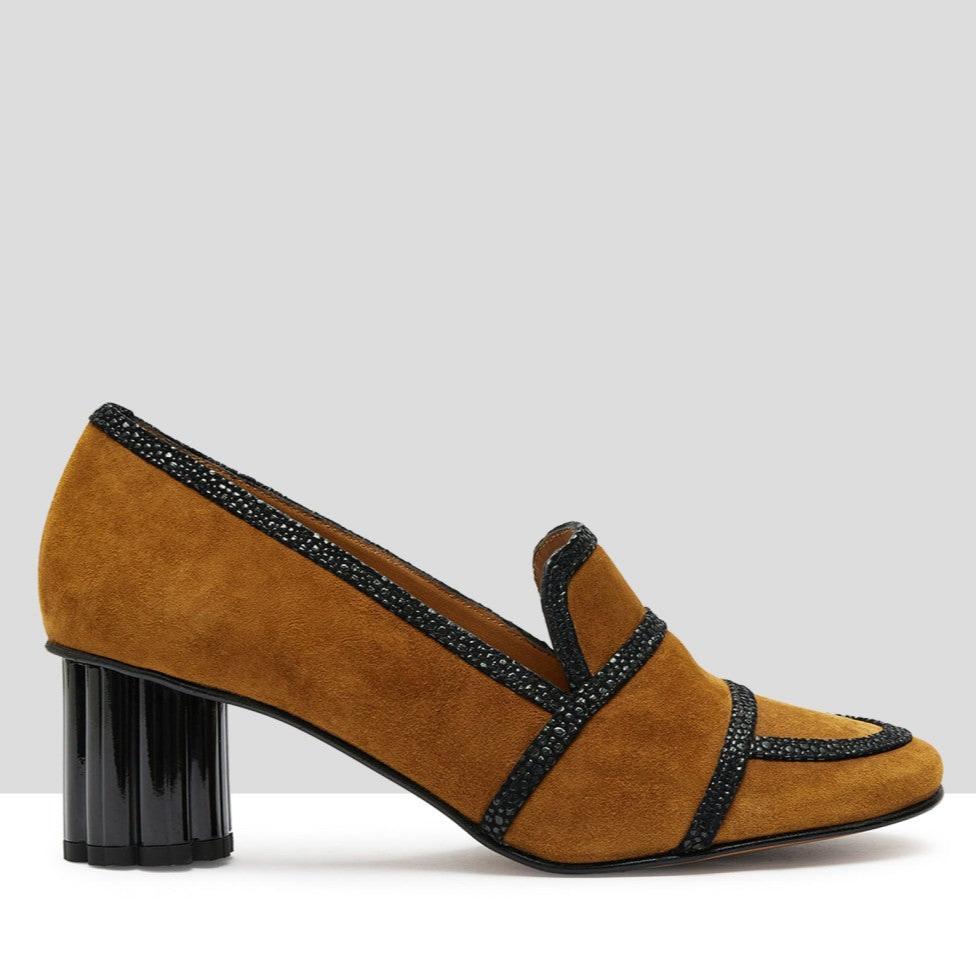 AUDLEY | ZAPATOS DE VESTIR MUJER | LUNA ANTE LARRUA | OCRE