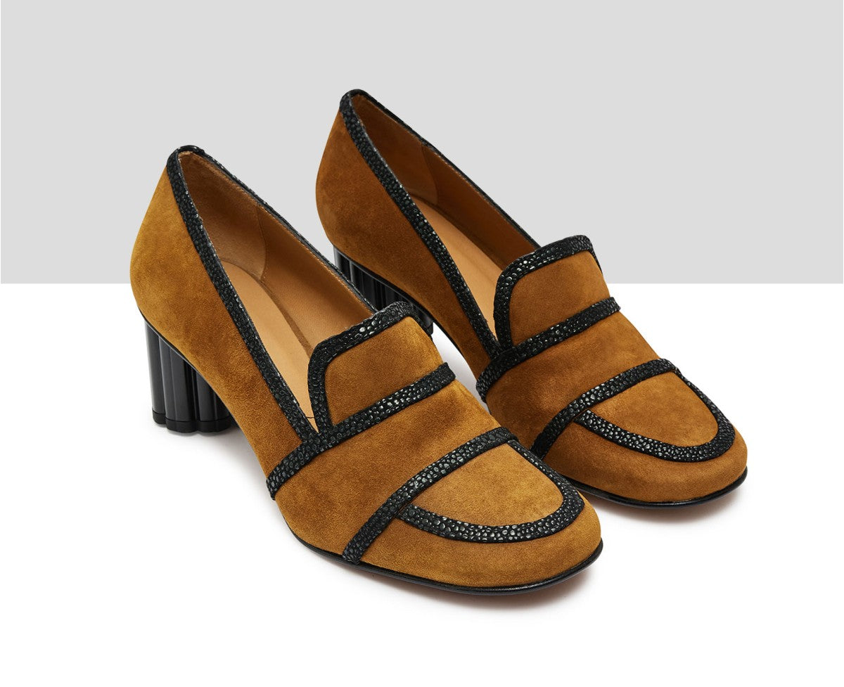 AUDLEY | ZAPATOS DE VESTIR MUJER | LUNA ANTE LARRUA | OCRE