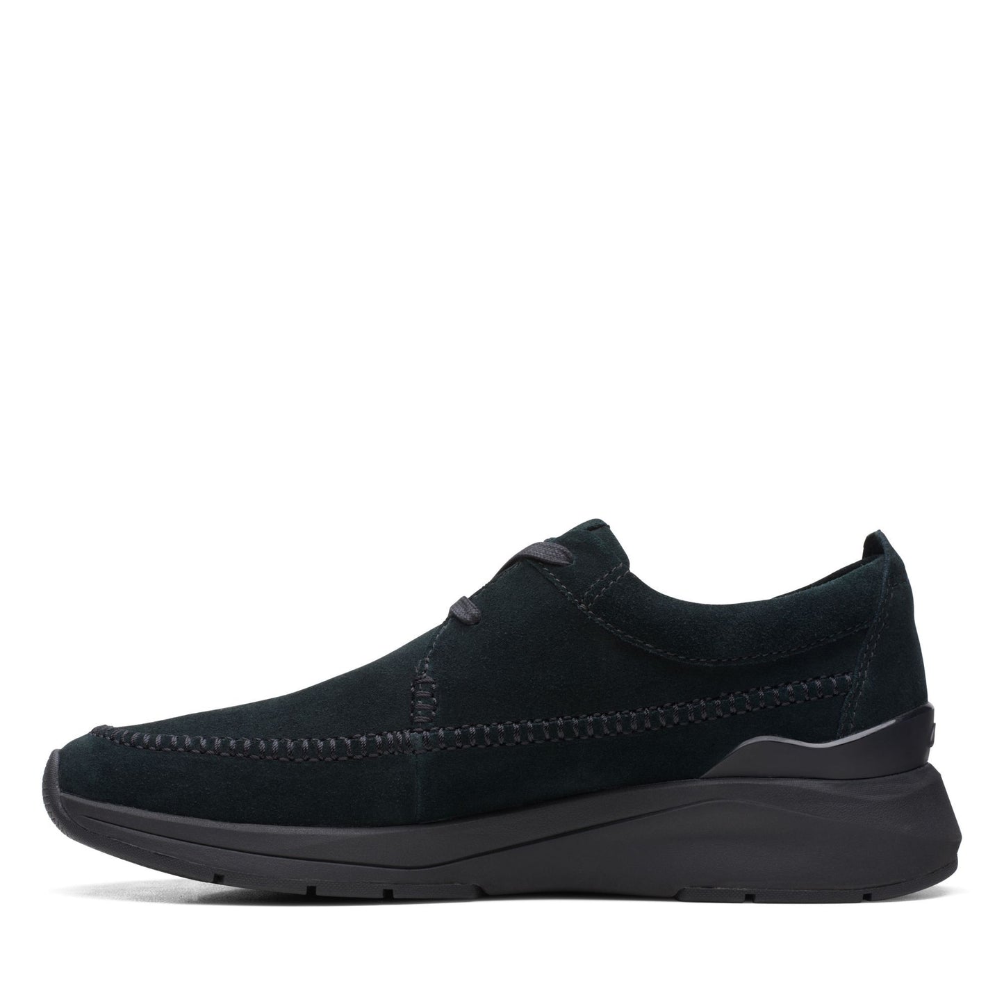 Zapatos Derby De La Marca Clarks Para Hombre Modelo Coastlite Weave Black Suede En Color Negro