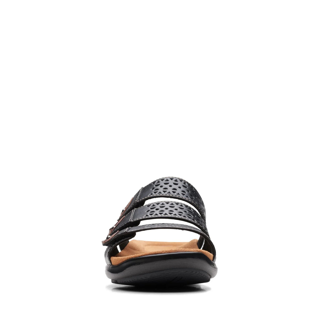 Clarks 女士 Kitly Walk 黑色凉鞋