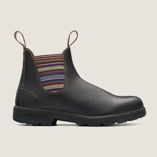BLUNDSTONE 1409 Stout Brown Leather, brun ankelstøvler til mænd hos Tascón