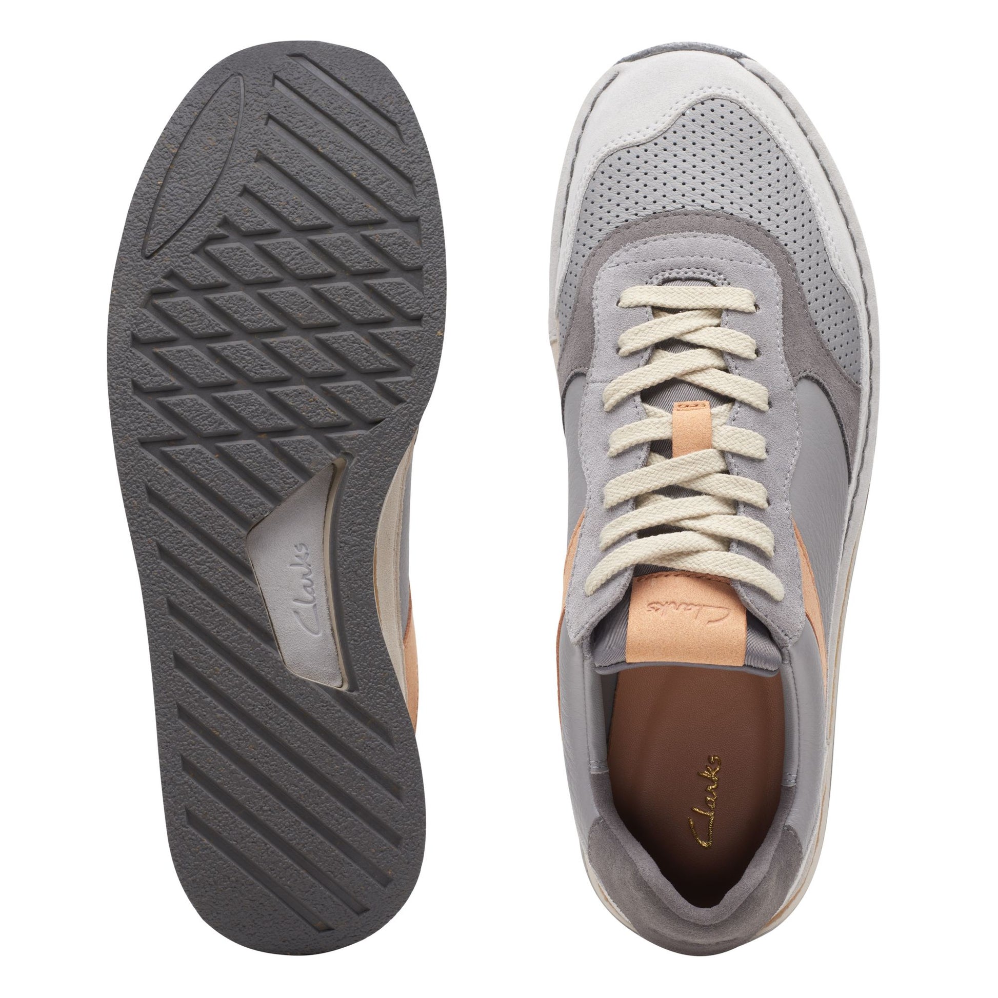 Sneakers De La Marca Clarks Para Hombre Modelo Craftrun Tor Grey En Color Gris
