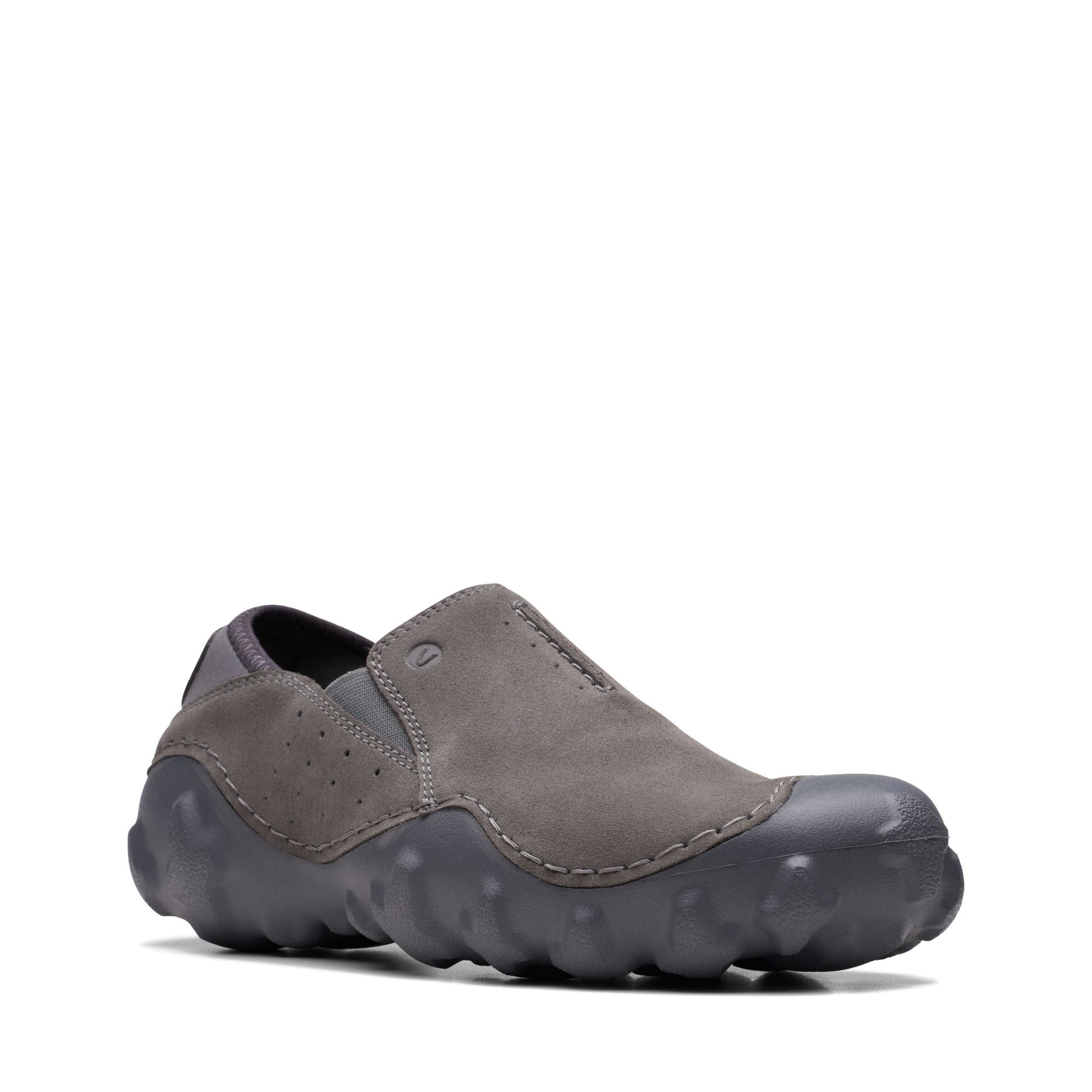 Zapatos Derby De La Marca Clarks Para Hombre Modelo Mokolite Easy Grey SuedeEn Color Gris