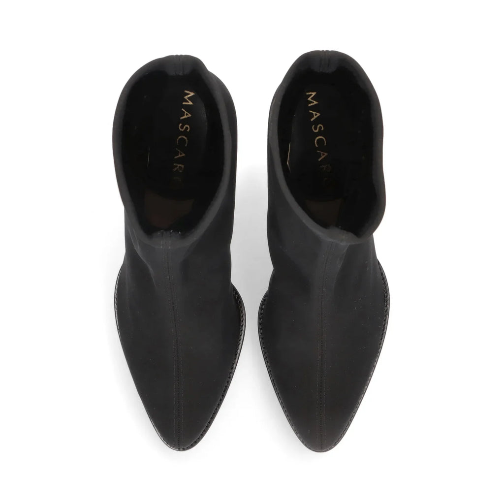 Botines De La Marca Mascaro Para Mujer Modelo Lima Elastic Bootie Negra En Color Negro