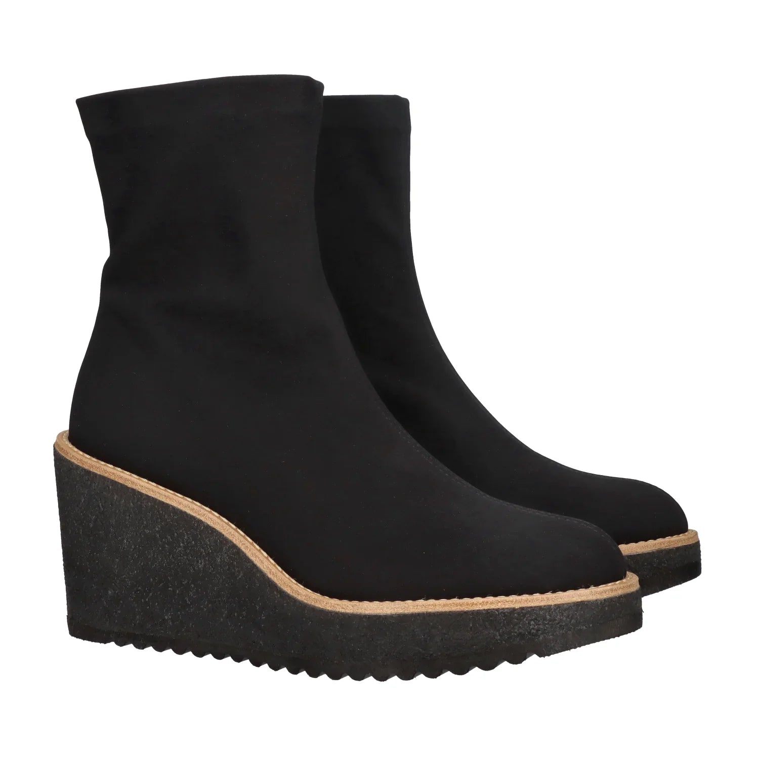 Botines De La Marca Mascaro Para Mujer Modelo Vera Elastic Bootie Negra En Color Negro
