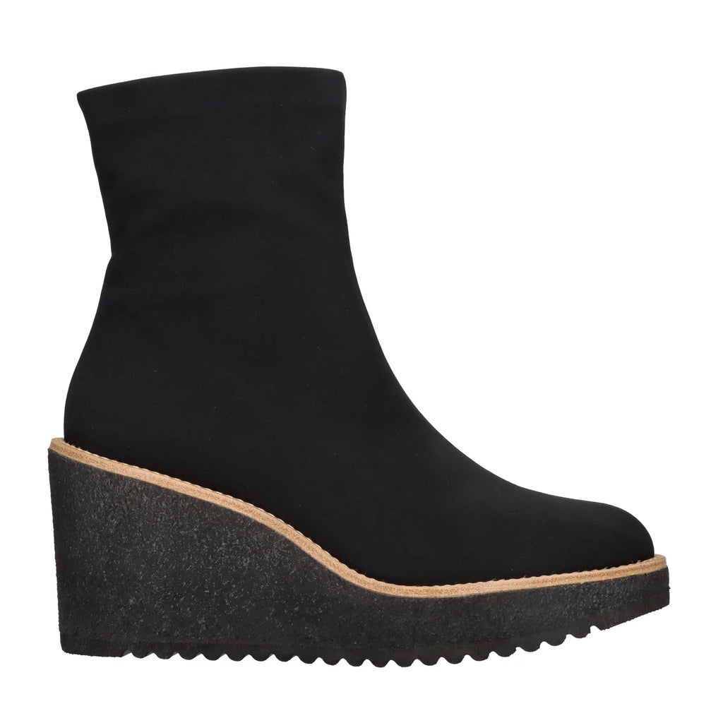 Botines De La Marca Mascaro Para Mujer Modelo Vera Elastic Bootie Negra En Color Negro