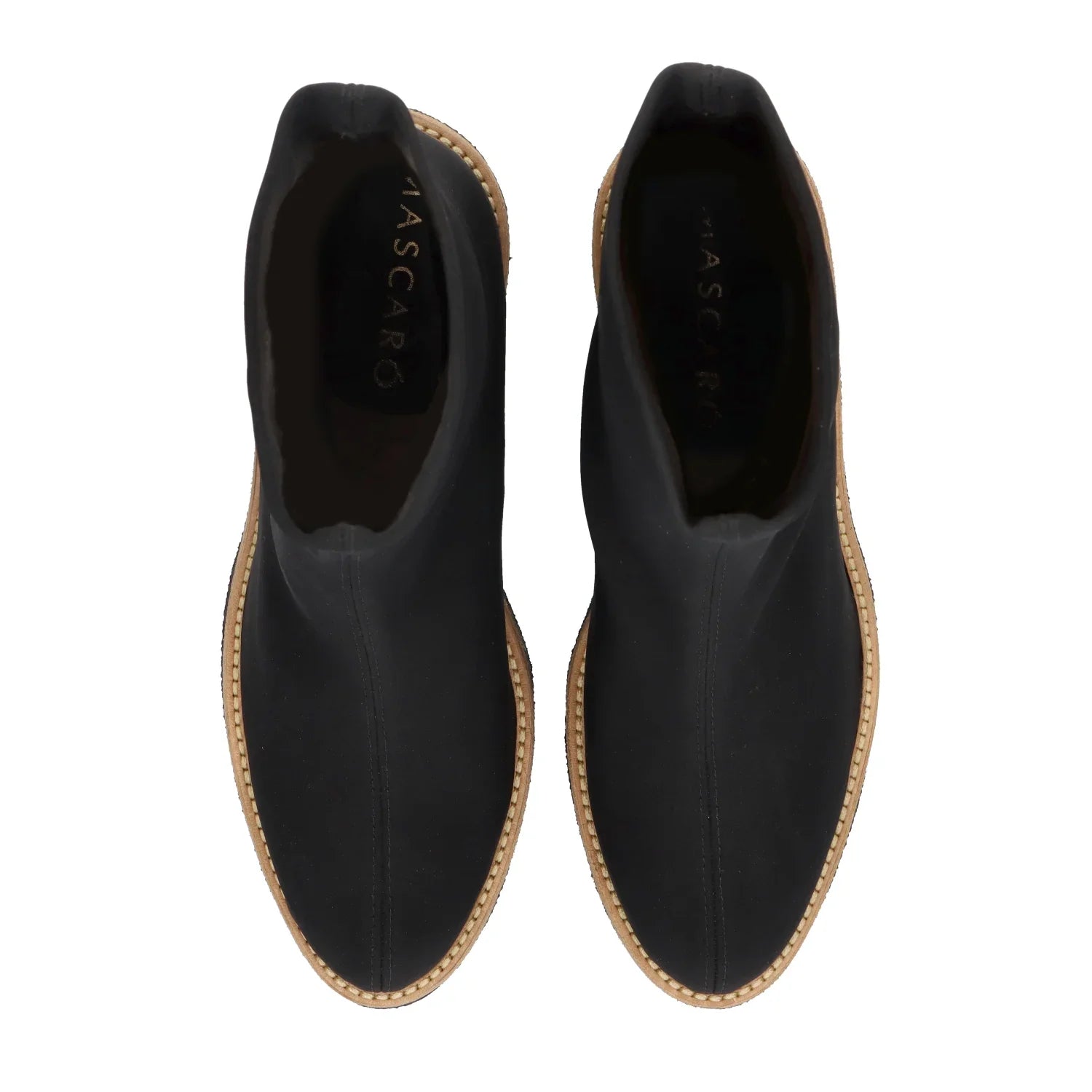 Botines De La Marca Mascaro Para Mujer Modelo Vera Elastic Bootie Negra En Color Negro