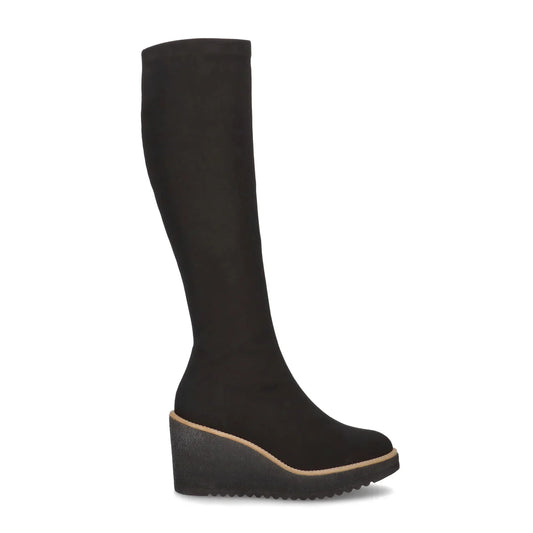 Женские сапоги MASCARÓ, модель Vera Elastic Scotch Boot, чёрные