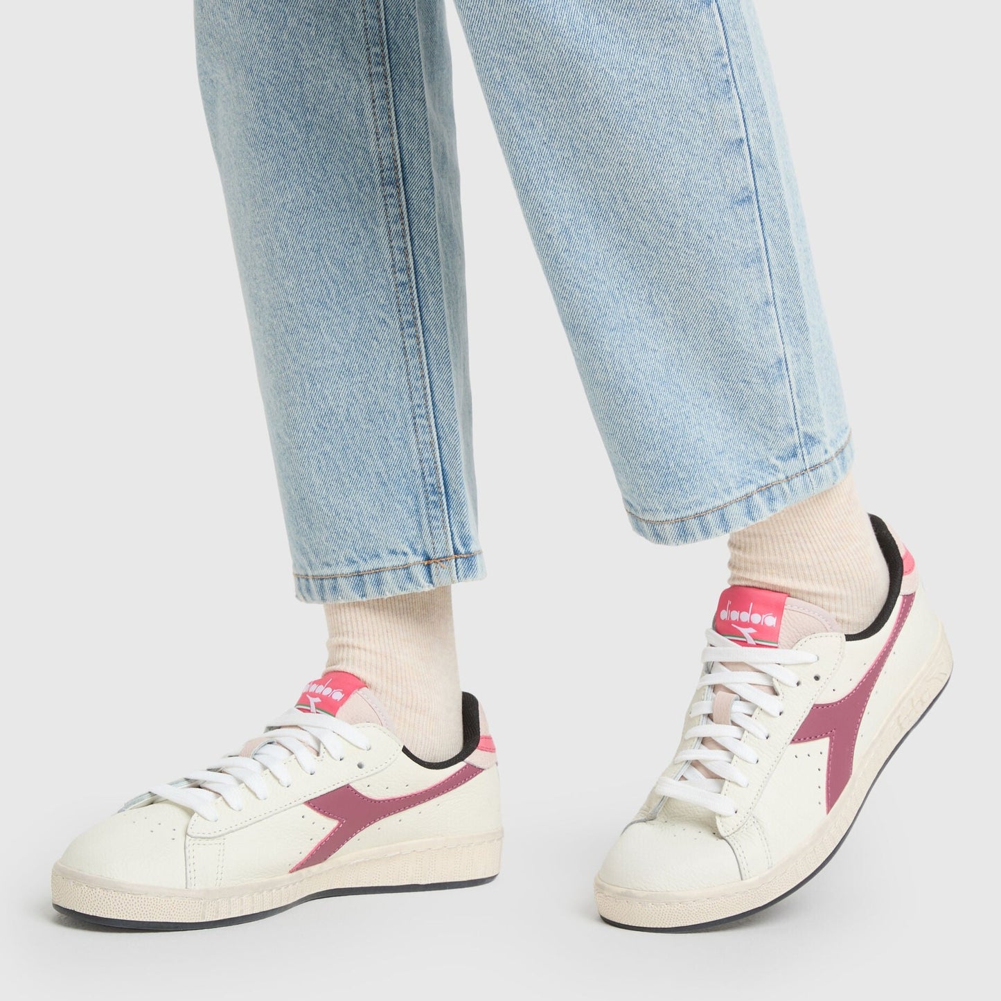 Sneakers De La Marca Diadora Para Mujer Modelo Zapatilla Game L Low Icona En Color Rosa
