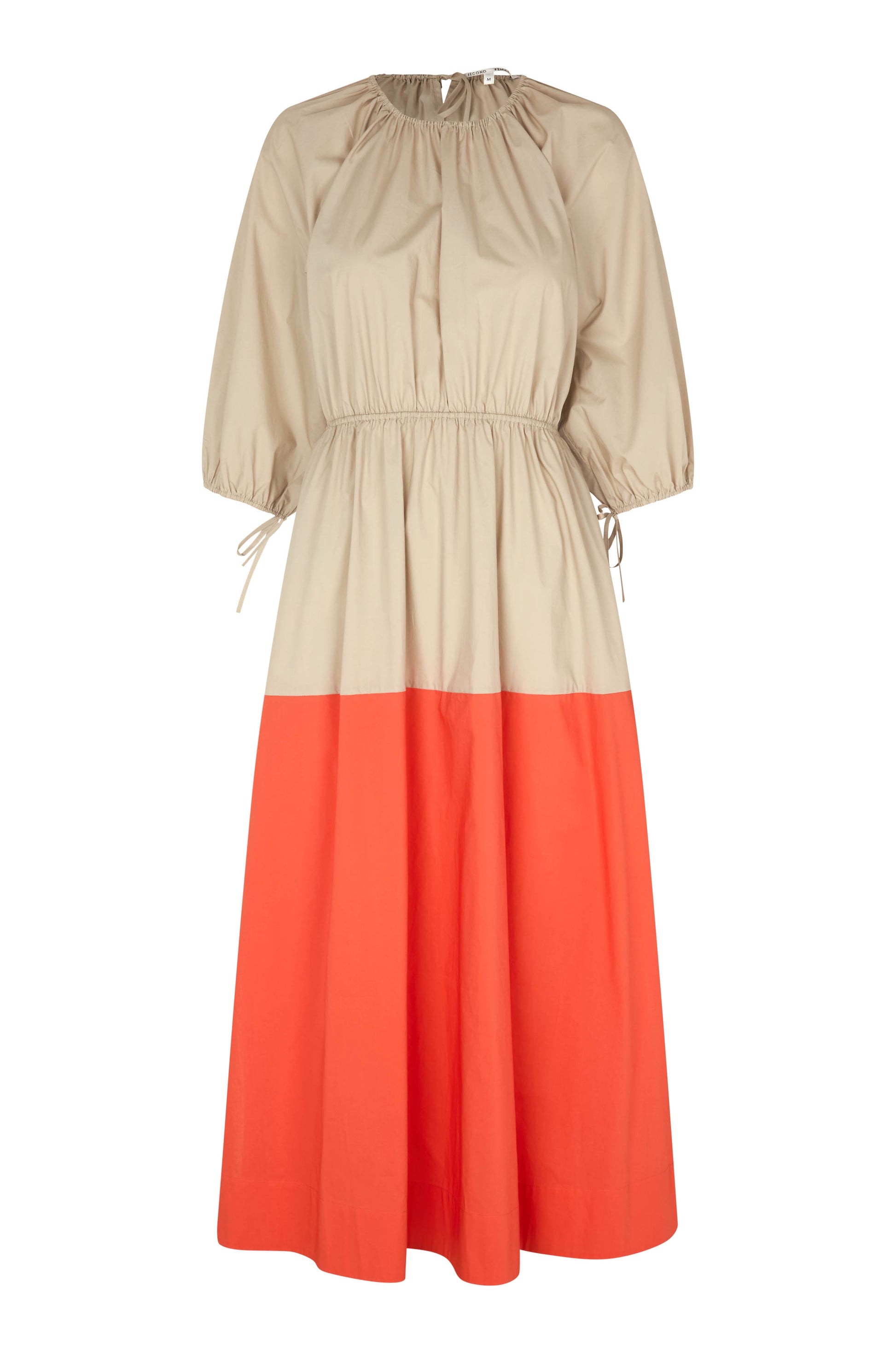 SECOND FEMALE | VESTIDO MUJER | VESTIDO LIGERO Y RECORTADO DAGNY MAXI DRESS FIELDS OF RYE | NARANJA