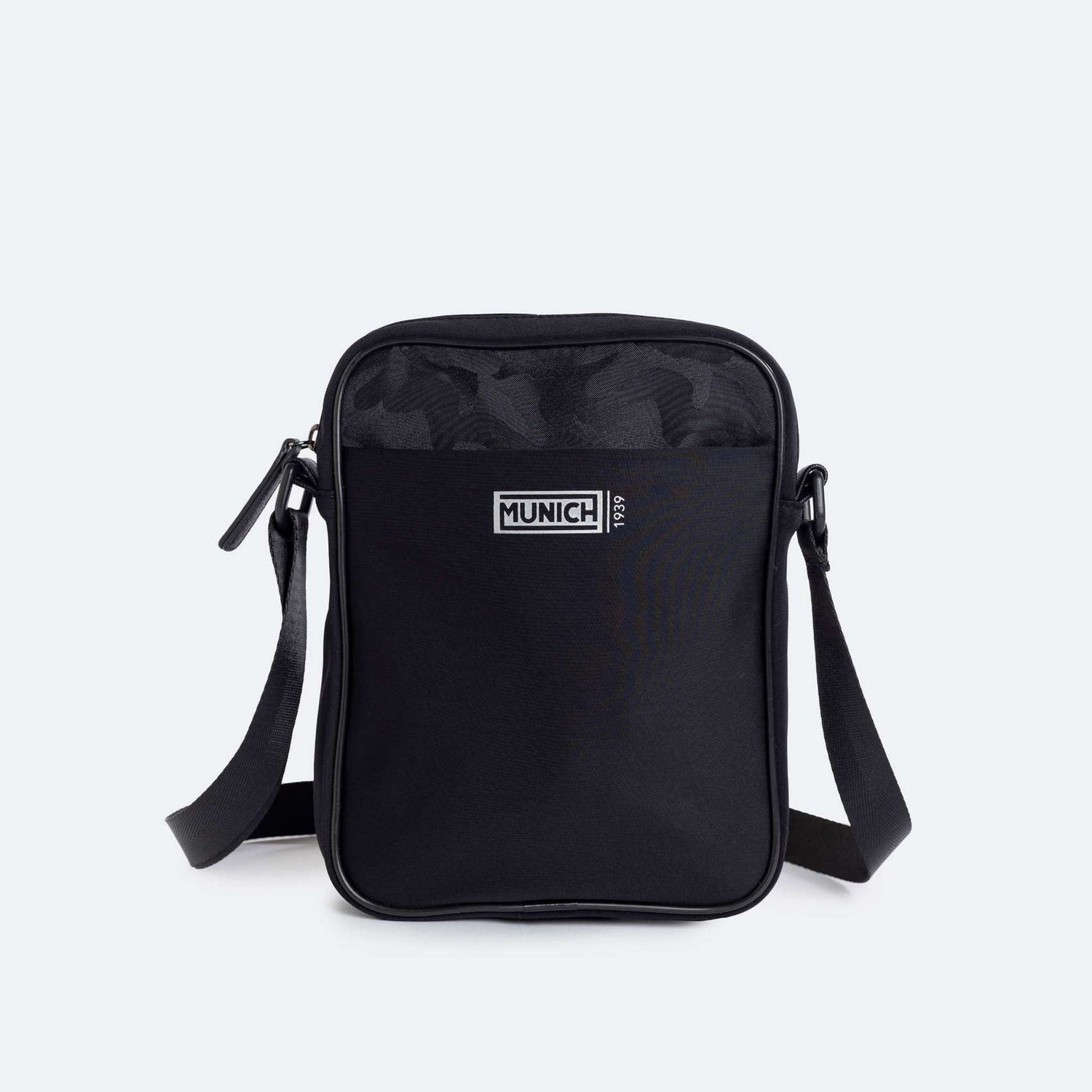 Mochila de la marca munich para mujer modelo brick crossbody black en color negro