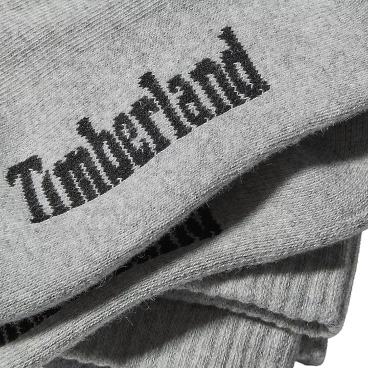 TIMBERLAND | CALCETINES HOMBRE | PAQUETE DE 3 CALCETINES ALTOS CORE | GRIS