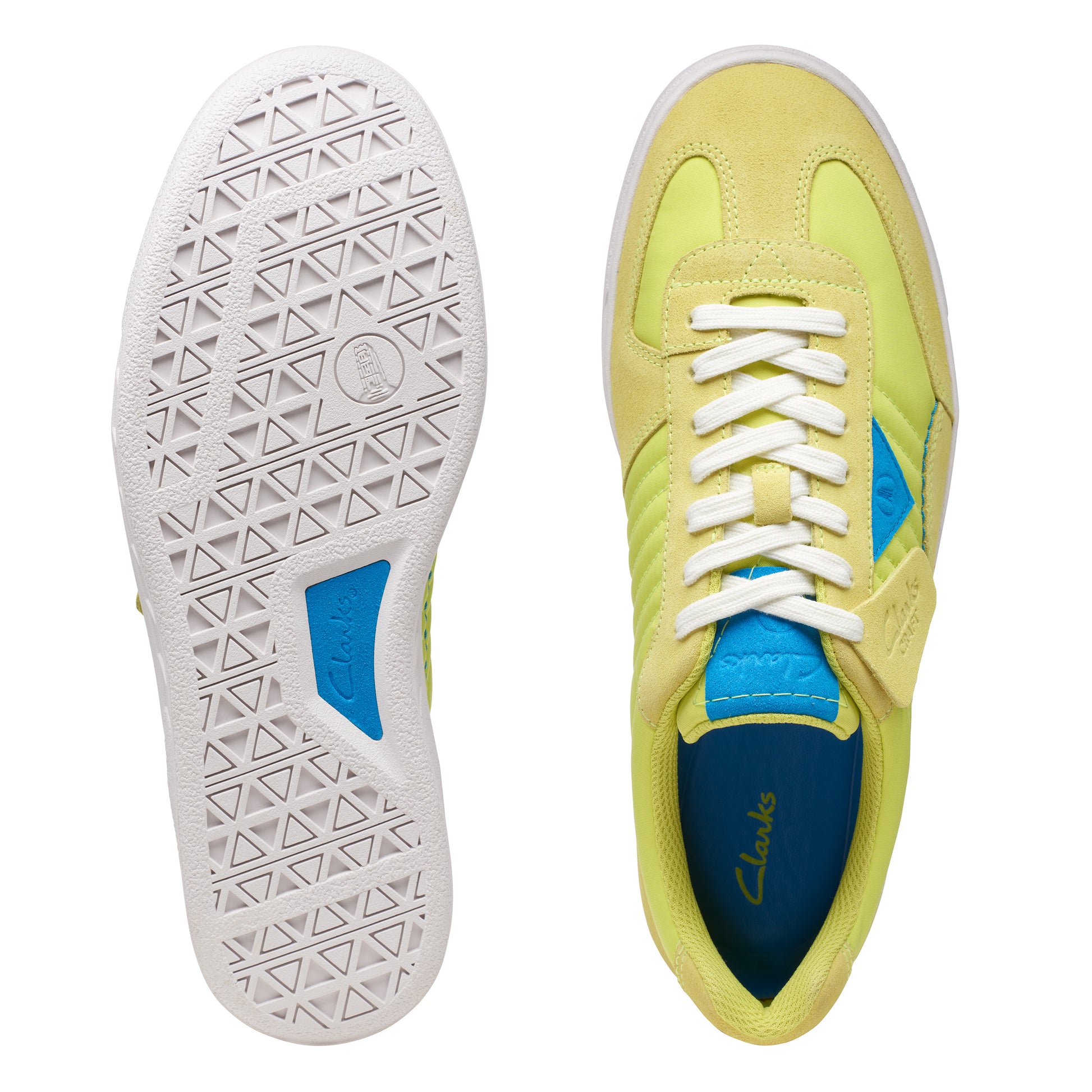 Sneakers De La Marca Clarks Para Hombre Modelo Craftrally Ace Pale Lime En Color Amarillo