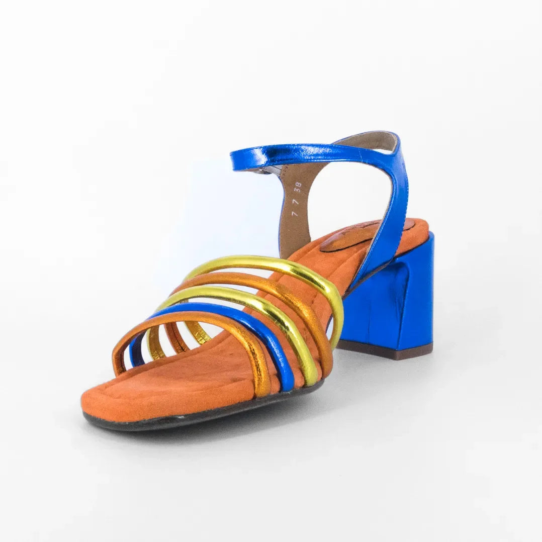 Sandalias De La Marca Audley Modelo Hedi: Tacón Galaxy Mate