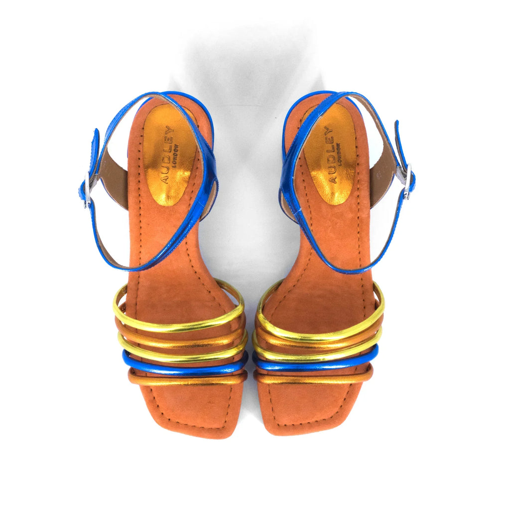 Sandalias De La Marca Audley Modelo Hedi: Tacón Galaxy Mate