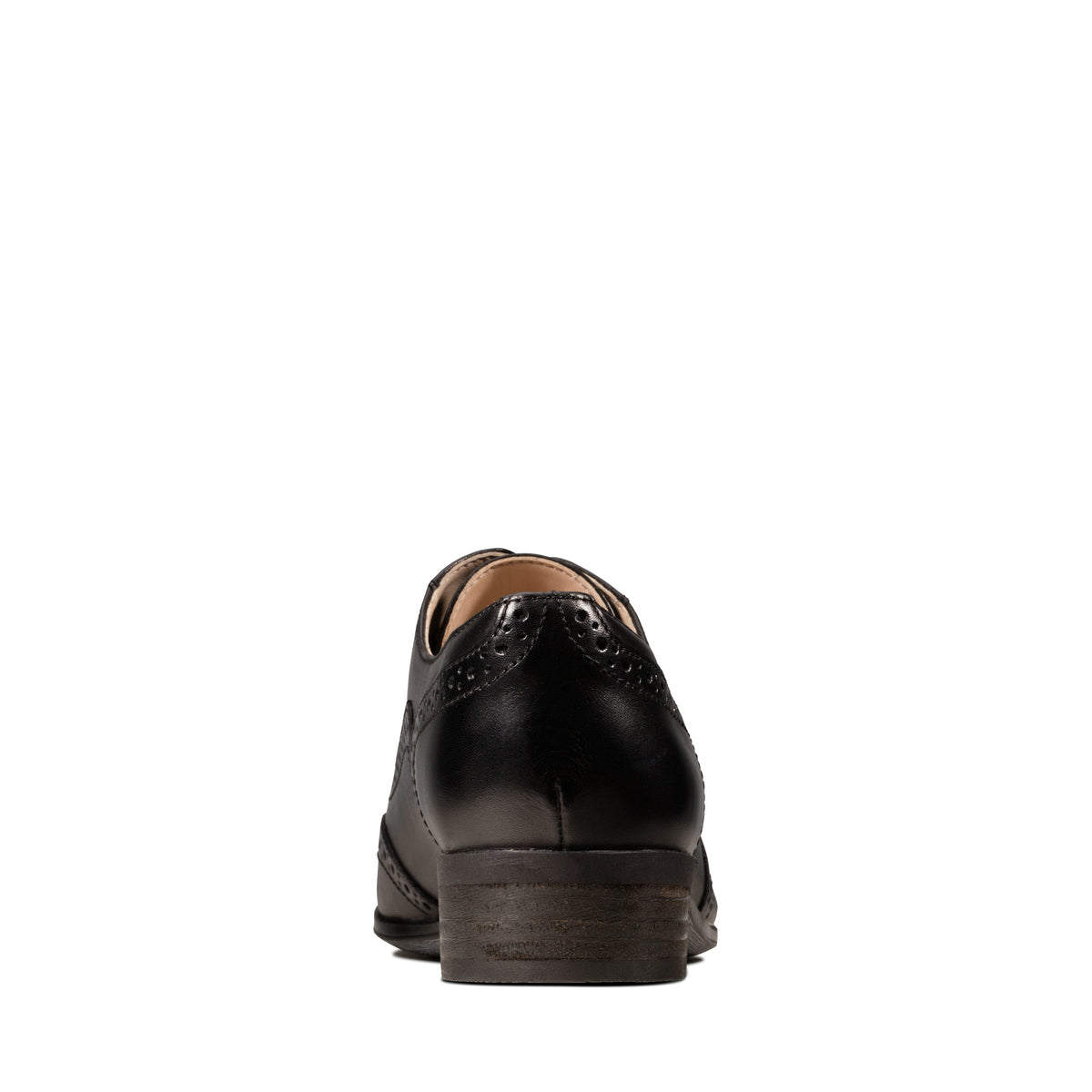 Zapatos Oxford De La Marca Clarks Para Mujer Modelo Hamble Oak Black Leather En Color Negro